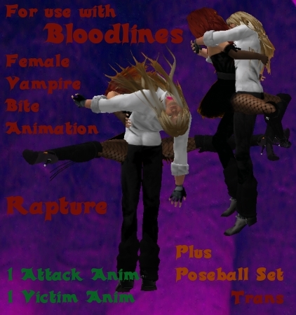 Bloodlines Rapture Female Vampire bite V4 boxed