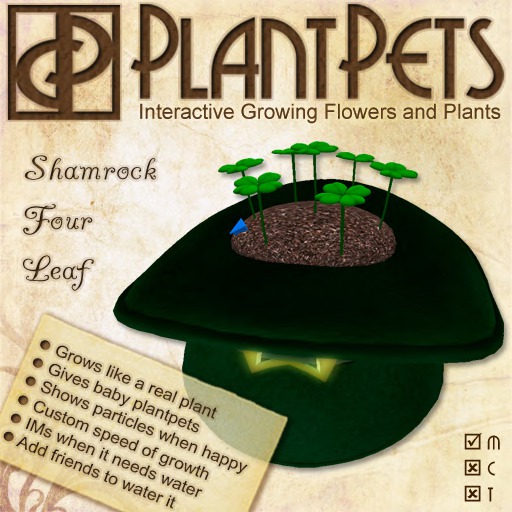 PlantPet Seed [Shamrock *Four Leaf*]