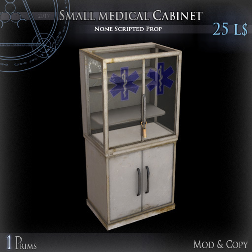 (Box) Small medical Cabinet