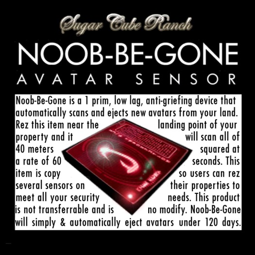 Noob-Be-Gone Avatar Sensor 2.0