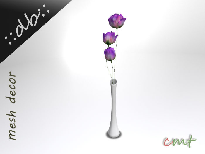 ::db:: Tulips Purple in Vase Vs. II