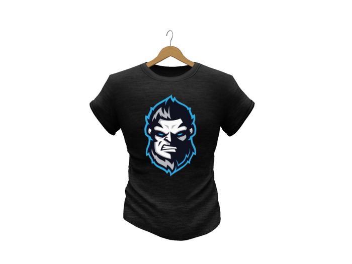 Mens Mesh T-Shirt Black AGGRESSIVE HEAD
