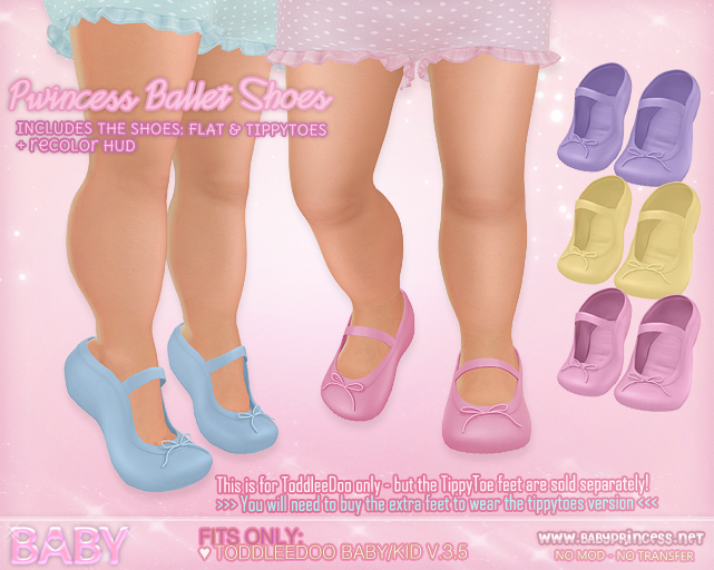 :*BABY*: {TD} Pwincess Ballet Shoes