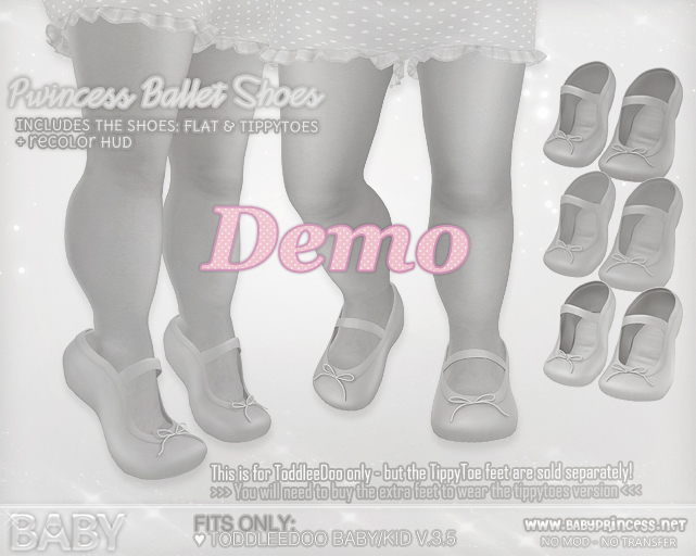 DEMO :*BABY*: {TD} Pwincess Ballet Shoes