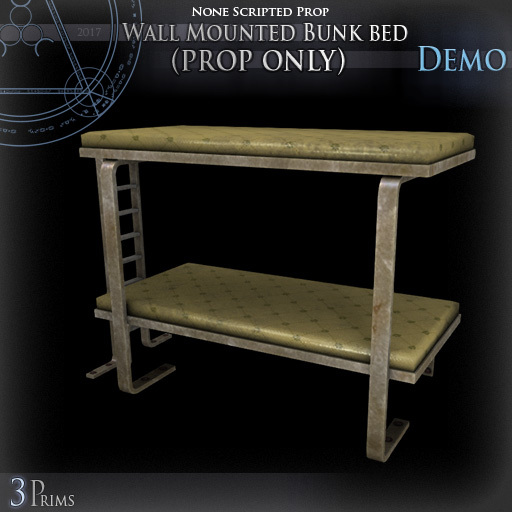 (Demo) Wall Mounted Bunk bed (prop only)