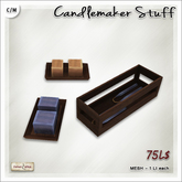 [V/W] Candlemaker Stuff - Raw wax's blocks to melt & box with candles