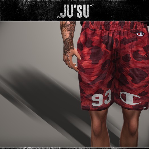 B*pexChamp - Jersey Shorts Red