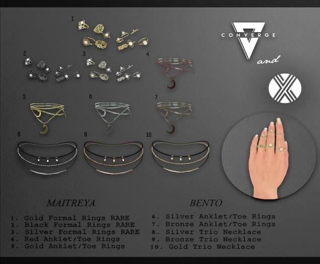 Contrax. - Trio Necklace Gold [Boxed]