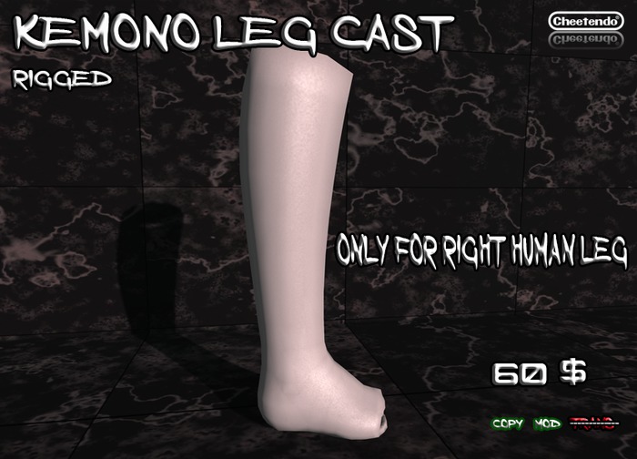 [BxG] Kemono Leg Cast ( Boxed )
