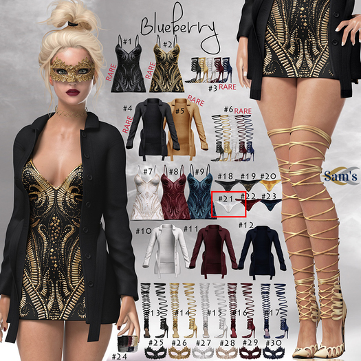 #4 Blueberry / Show Time / Physique - Coat *Queen* / RARE