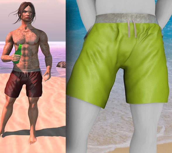[OUKENBACK] Short Yellow [SIGNATURE]