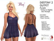 *BSASSY* DESTINY 2 DRESS PURPLE