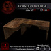 Demo corner office desk