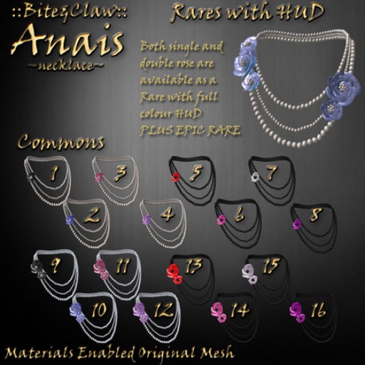 ::B&C:: Anais Necklace 15 UNCOMMON