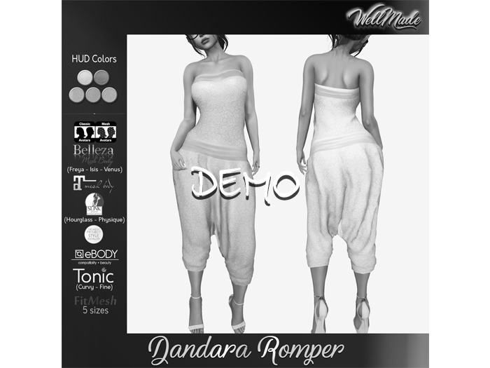 [WellMade] Dandara Romper DEMO