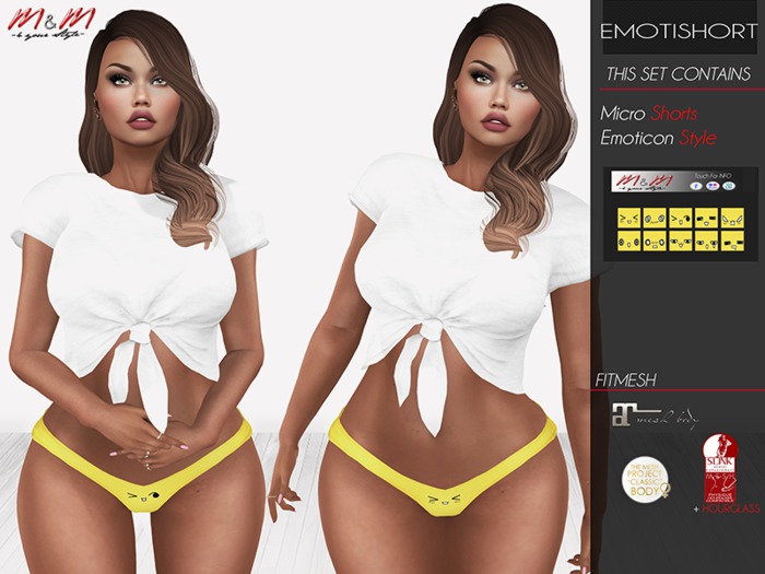 M&M*Emoti Shorts Micro* 4Fitmesh Body  ( WEAR)