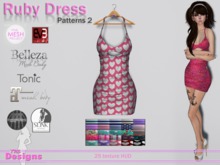 Ruby Dress With Hud Patterns 2