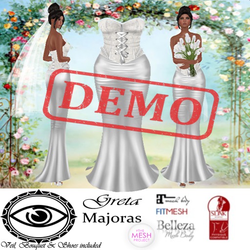 Majoras Greta Wedding Gown Demo