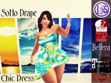 .~LS~SOHO DRAPE CHIC DRESS - 5