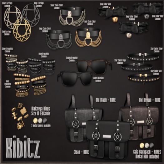 Kibitz - Gaia rings mait - onyx