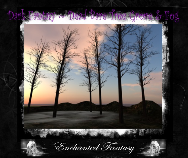 Dark Fantasy ~ Dead Bare Trees Misty Grove