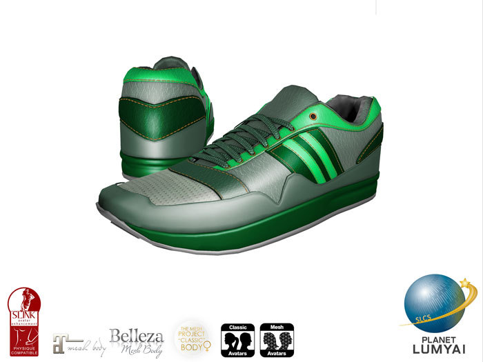 Planet Lumyai Athlima Shoes 2Tone Green