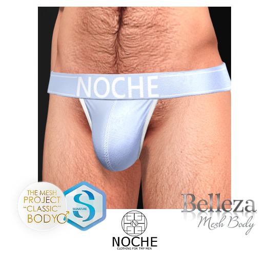 NOCHE. Essential Jockstrap Sky