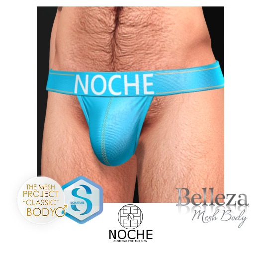 NOCHE. Essential Jockstrap Sea