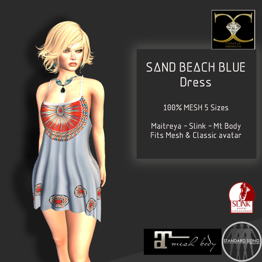 SAND BEACH BLUE