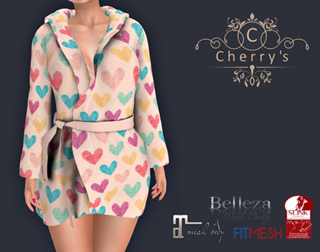 Cherry's - Amanda Robe Hearts