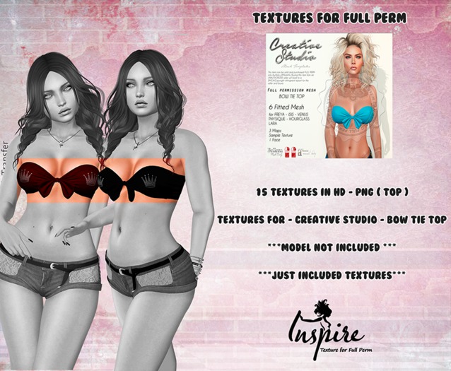::Inspire - Texture For CREATIVE STUDIO - Bow Tie Top -  3::