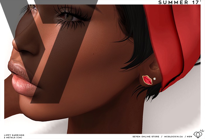 7;] Lippy Earrings