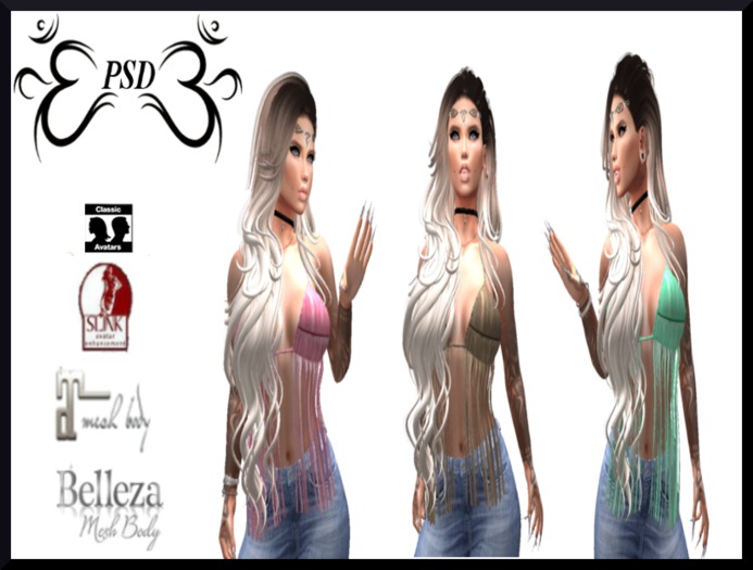 PSD! Fringe Top