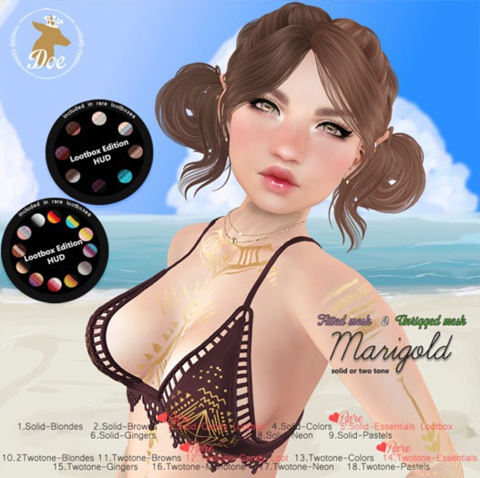 14. Doe: Marigold (twotone) - Essentials Lootbox RARE