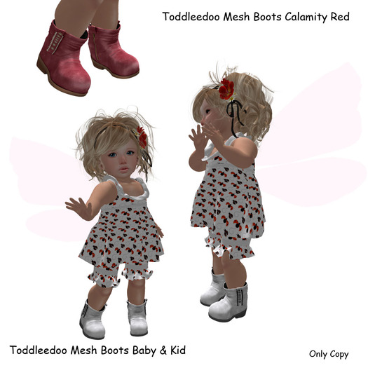 Mesh Boots Calamity Red