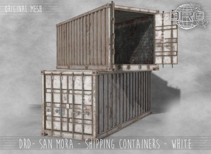 -DRD- San Mora - Shipping Containers - White