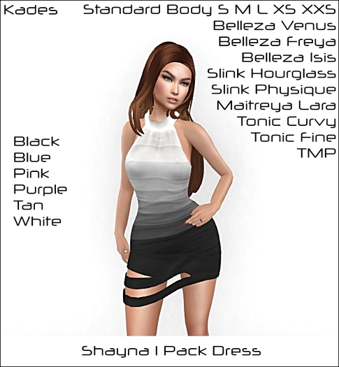 Kades -Shayna Dress PACK 1