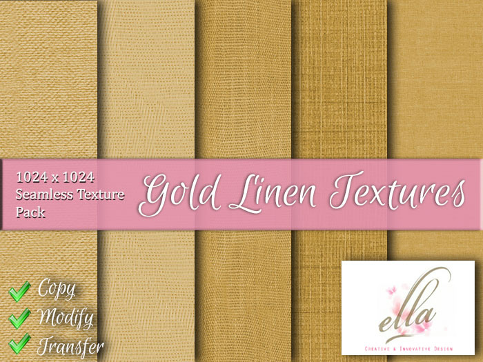 Gold Linen Textures