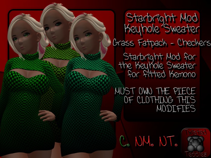 {T.t} Starbright Mod - Keyhole Sweater - Grass Fatpack