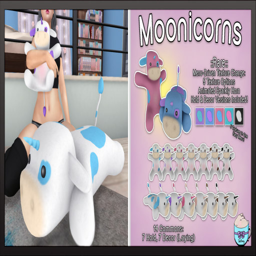 .TeaBunny. Beige Moonicorn-Laying [Boxed]