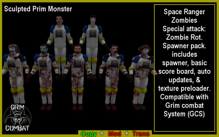 GCS Space Ranger Zombie Spawner pack
