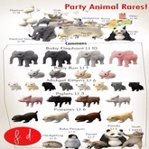 (fd) Animals - Playful Pup Party RARE