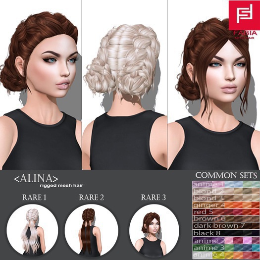 -FABIA- Mesh Hair   <Alina>Anime set 2