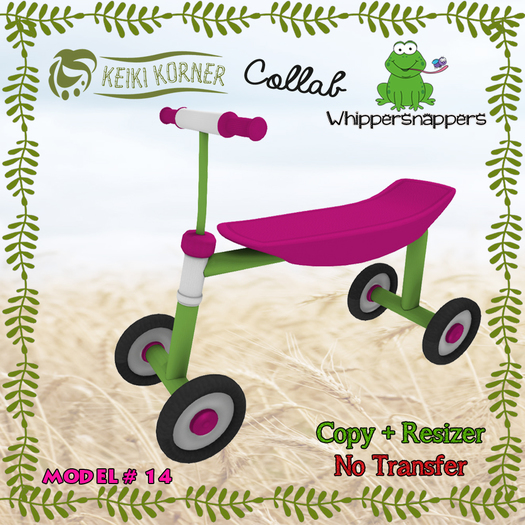 ! Whippersnappers ! - Baby's 1st push scooter - Model 14