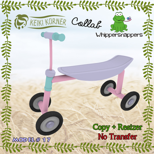 ! Whippersnappers ! - Baby's 1st push scooter - Model 17