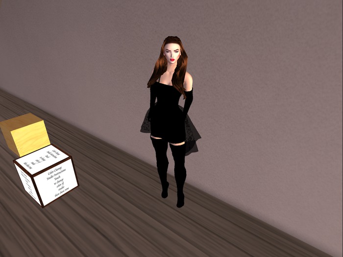 Petra color change dress, boots and gloves
