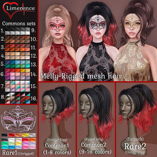 #5{Limerence} Melly hair(Common1)-Colour1