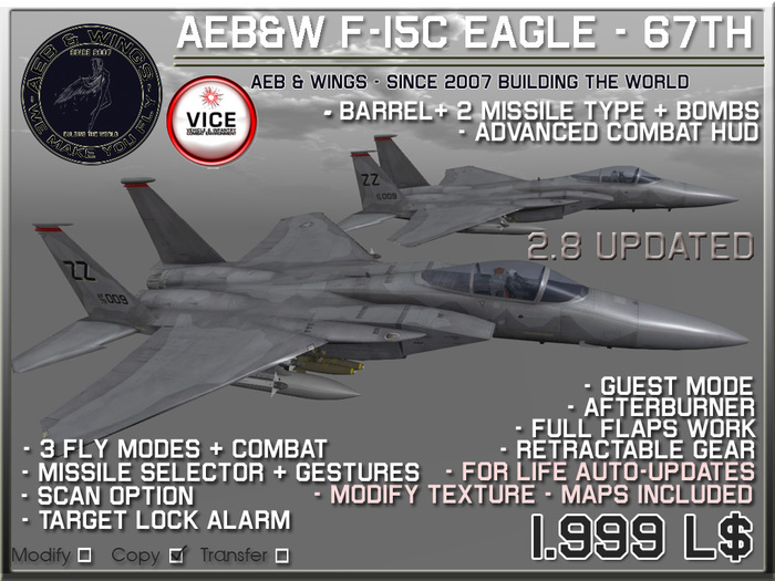 AEB&W F-15C Eagle 67th 2.8 (BOX)