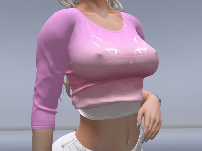 Cuddle Up - Kara Top - Liquid Pink