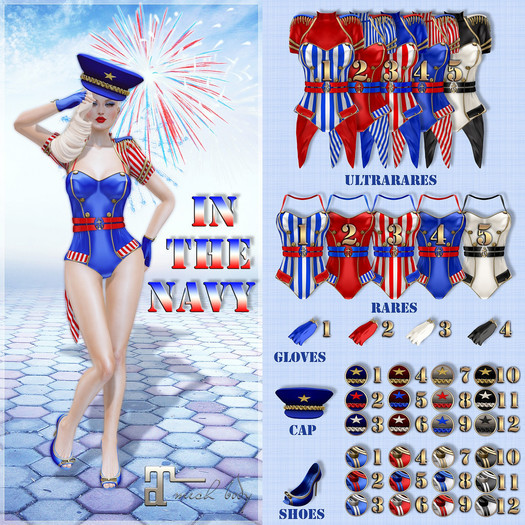 BE In The Navy Box Shoes 10